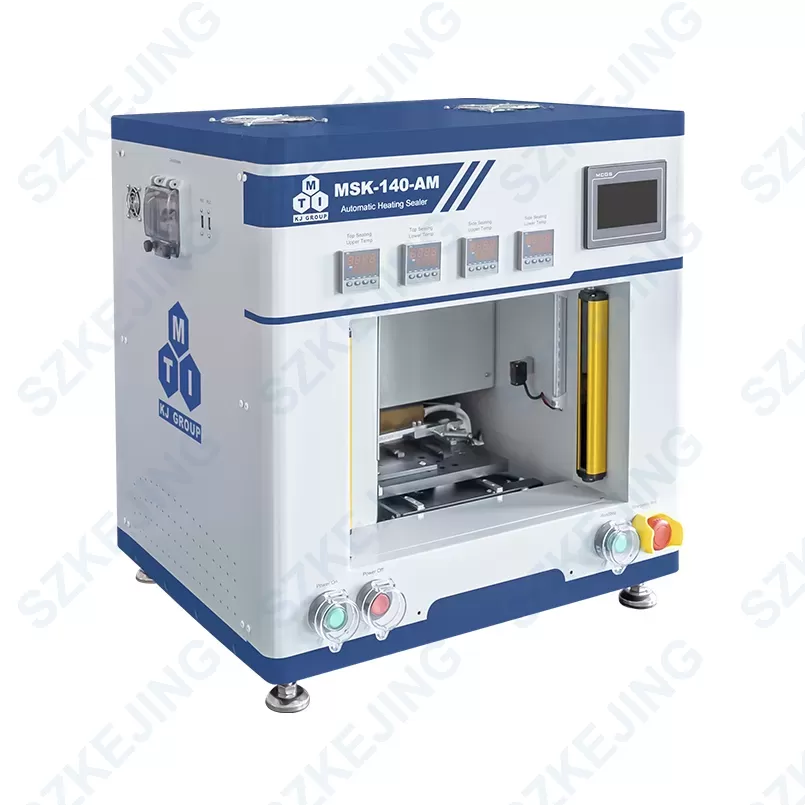 MSK-140-AM-03 Heating Sealer for Continuous Top/Side Sealing of Pouch Cells (Max. 190×190×12 mm)-MSK-140-AM