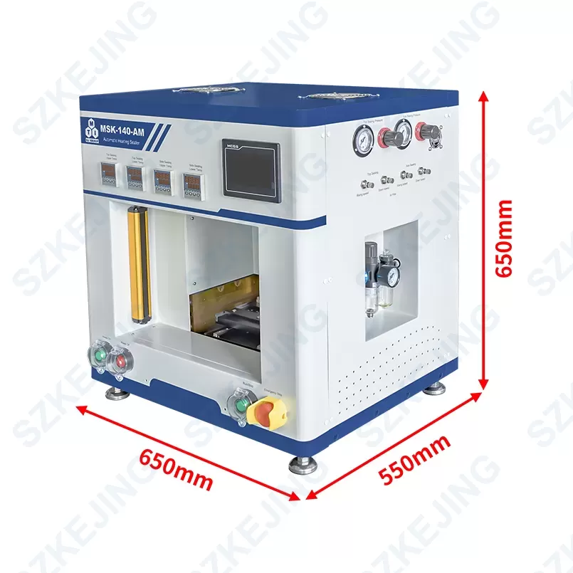 MSK-140-AM-05 Heating Sealer for Continuous Top/Side Sealing of Pouch Cells (Max. 190×190×12 mm)-MSK-140-AM