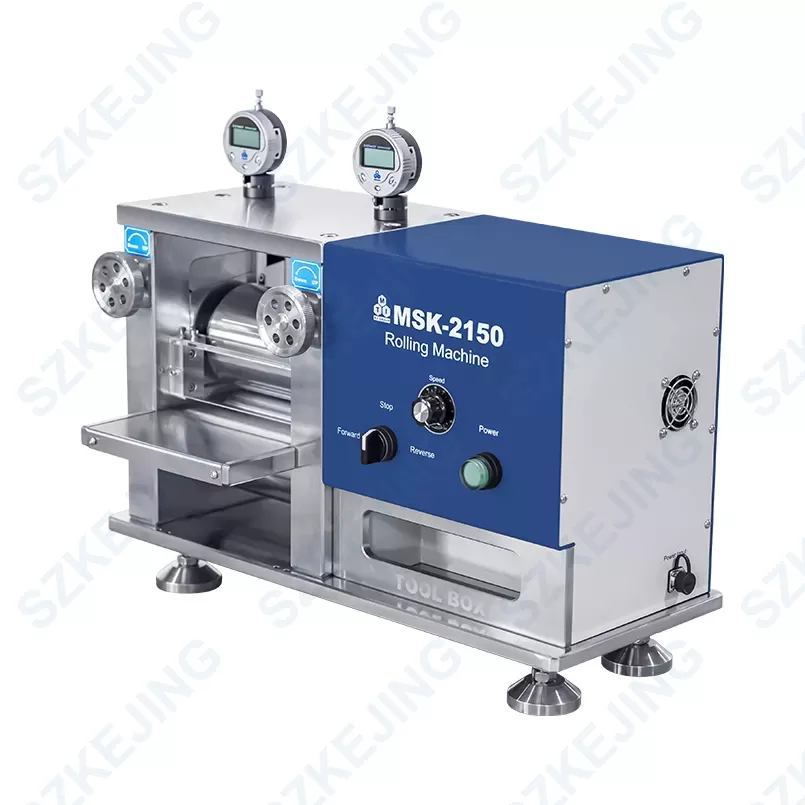 Electric Precision Rolling Press  with Tool Box, Glovebox Compatible-MSK-2150 (24V)