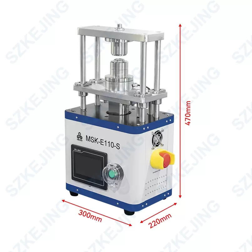 MSK-E110-S-05 Pressure Adjustable Electric Crimping Machine for CR20XX Coin Cells-MSK-E110-S