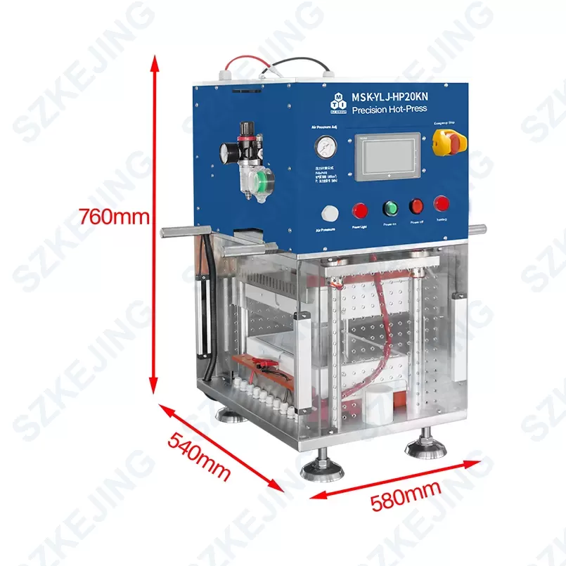 20KN Hot-Press (260x160 mm) for Pouch Cell SEI Formation-MSK-YLJ-HP20KN