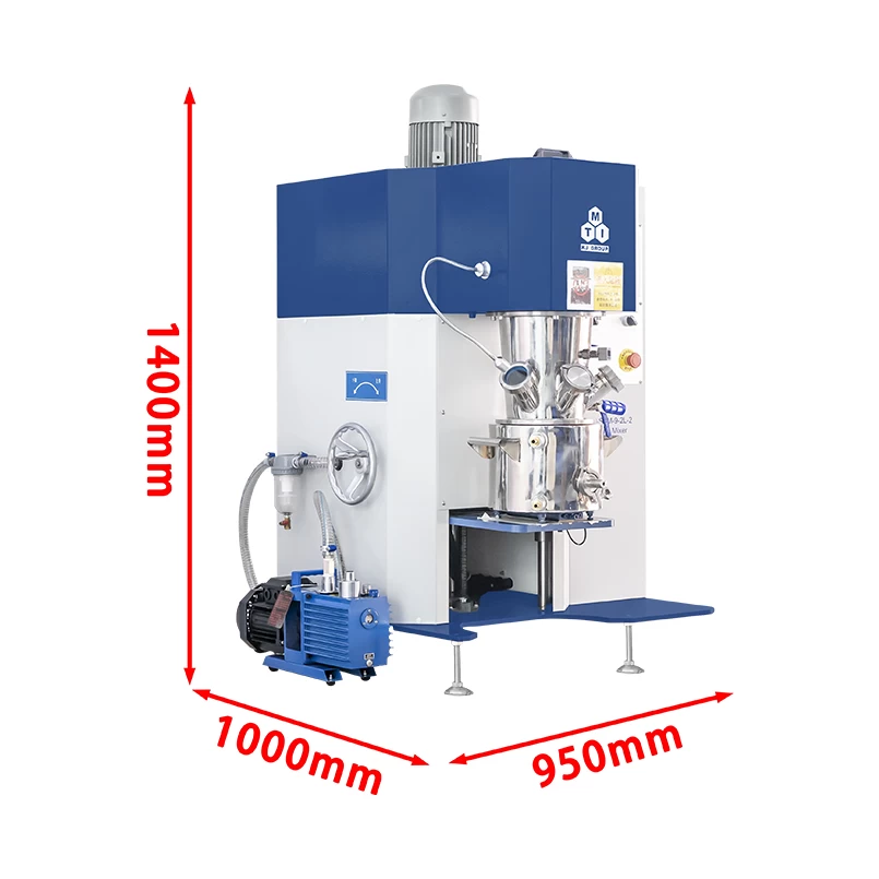 Dual-Shaft Vacuum Planetary Mixer MSK-SFM-9-2L-2