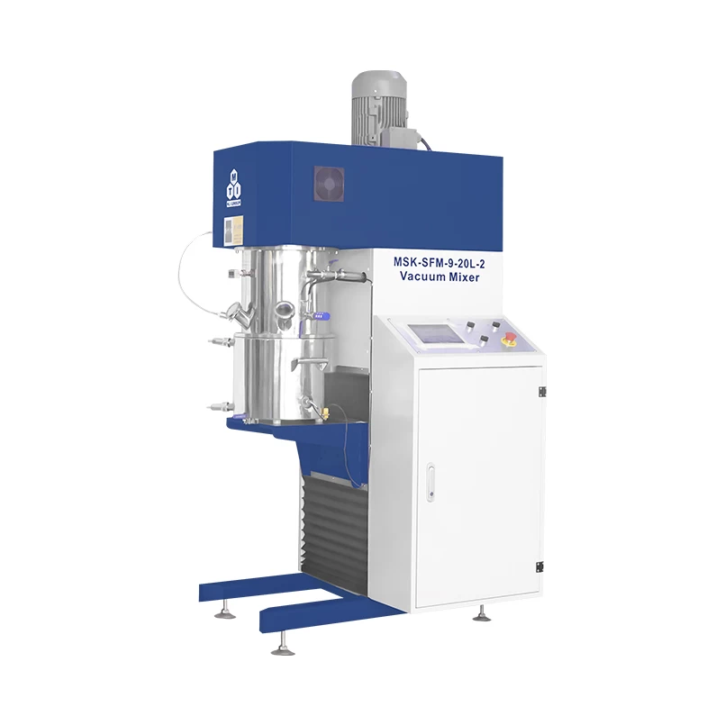 MSK-SFM-9-20L-2 Dual-Shaft Vacuum Planetary Mixer