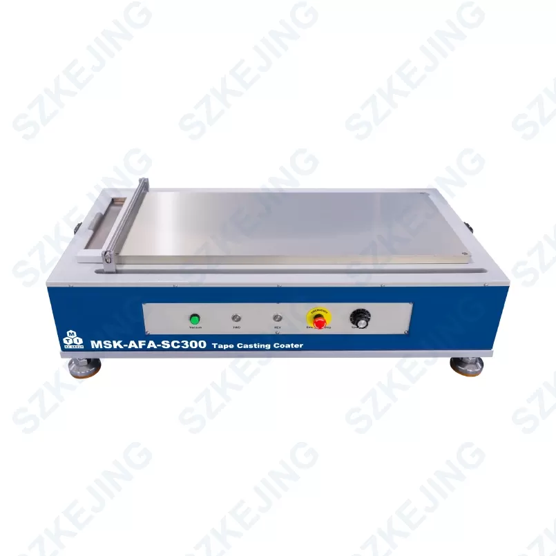 1_0000_图层 7 MSK-AFA-SC300 Automatic Film Coater with L600mm×W250mm Vacuum Chuck, External Vacuum Pump and 250mm Adjustable Doctor Blade