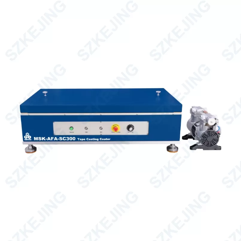 1_0002_图层 5 MSK-AFA-SC300 Automatic Film Coater with L600mm×W250mm Vacuum Chuck, External Vacuum Pump and 250mm Adjustable Doctor Blade