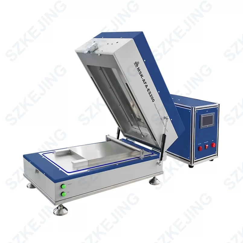 MSK-AFA-ES200-02 MSK-AFA-ES200 Compact Tape Casting Coater with Vacuum Chuck, Adjustable Film Applicator & infrared Dryer Cover
