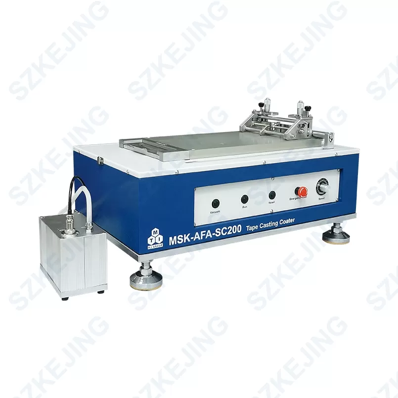 MSK-AFA-SC200 Compact Tape Casting Coater with Vacuum Chuck, Adjustable Film Applicator