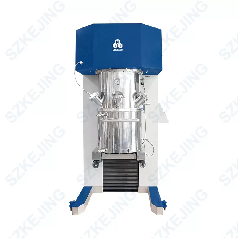 MSK-SFM-9-100L-2 Dual-Shaft Vacuum Planetary Mixer