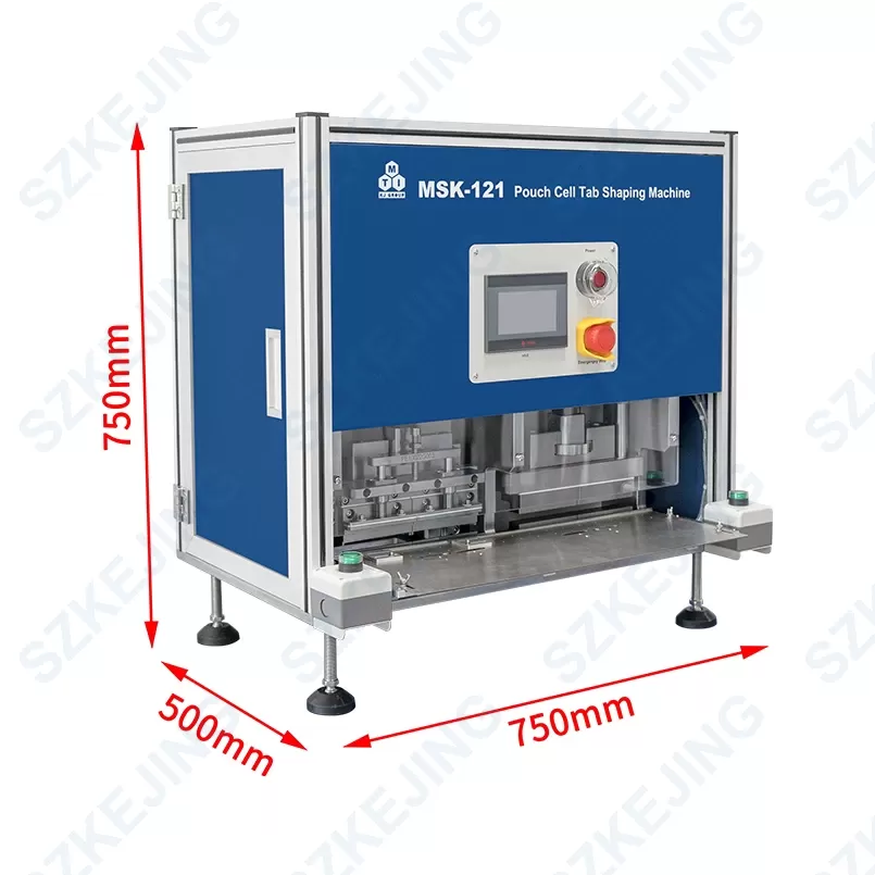 MSK-121-06 Pouch Cell Current Collector Tab Shaping Machine - MSK-121