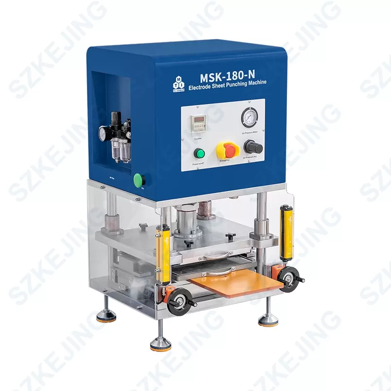 Semi-Automatic Die Cutter for Pouch Cell Electrode Sheet - MSK-180-N