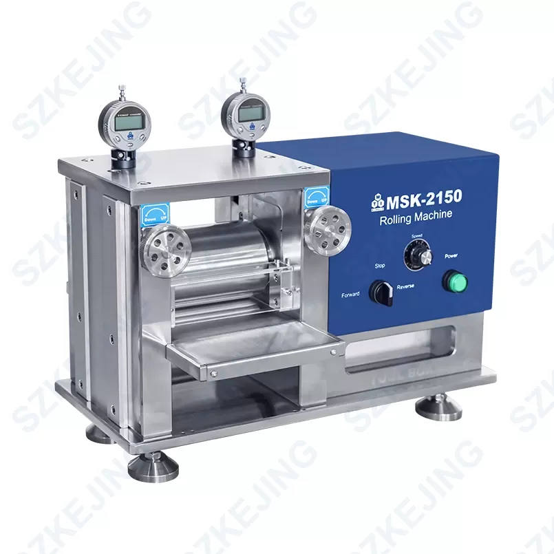 MSK-215024V-03 Electric Precision Rolling Press with Tool Box, Glovebox Compatible - MSK-2150 (24V)