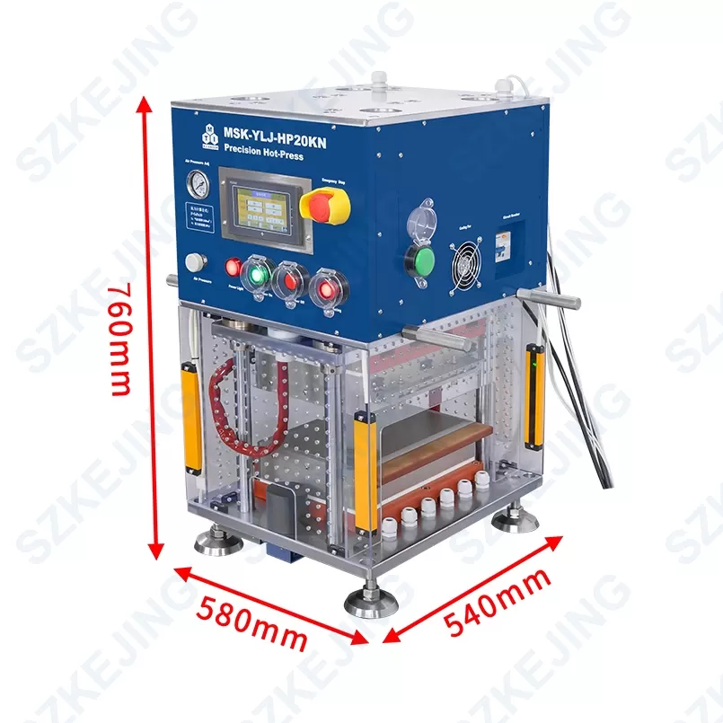 20KN Hot-Press (260×160 mm) for Pouch Cell SEI Formation - MSK-YLJ-HP20KN